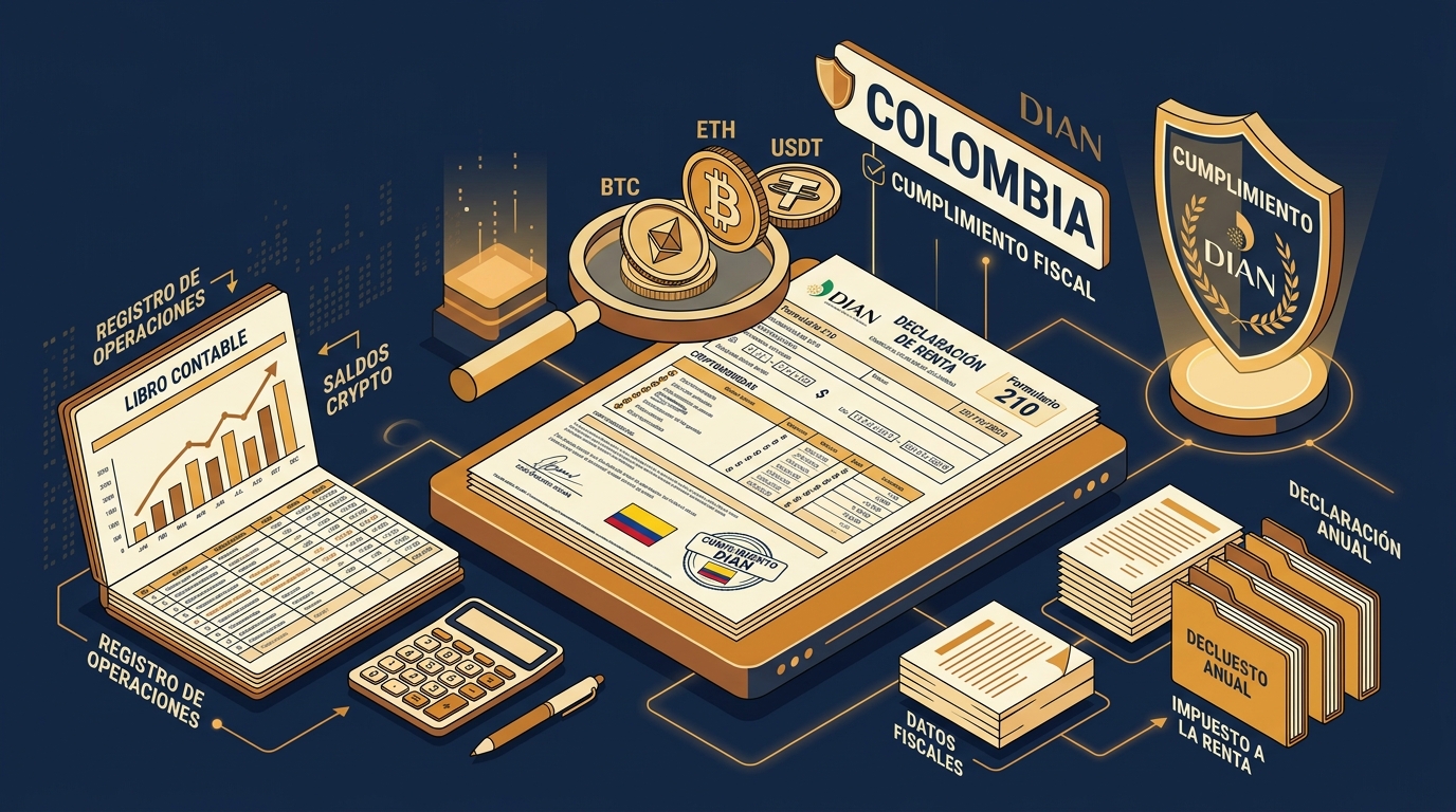 Impuestos sobre criptomonedas en Colombia